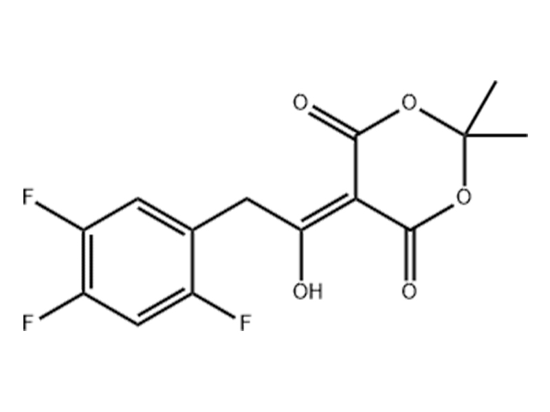 5-1-hydroxy-2-(2,4,5-trifluorophenyl)ethylidene-2,2-dimethyl-1,3-dioxane-4,6-dione